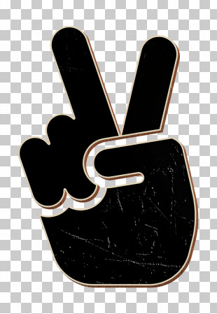 Gestures Icon Peace And Love Icon Victory Sign Icon PNG