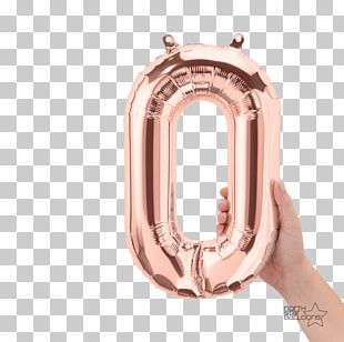Mylar Balloon Gold Letter Word PNG