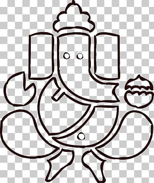 Ganesha Drawing Deity PNG, Clipart, Art, Artwork, Bal Ganesh, Black And ...