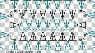 Granny Square Crochet Blanket Rectangle Pattern PNG