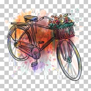 Wedding Invitation Postcard Bicycle Birthday Greeting Card PNG