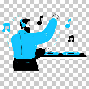 Music Dj - DJ Playing Music PNG