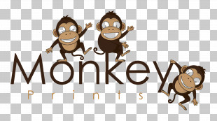Monkey Logo - Monkey Prints Logo PNG