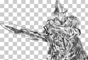 Dark Souls III Line Art Drawing Sketch PNG