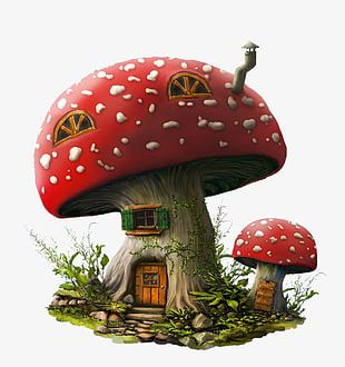 Mushroom House PNG