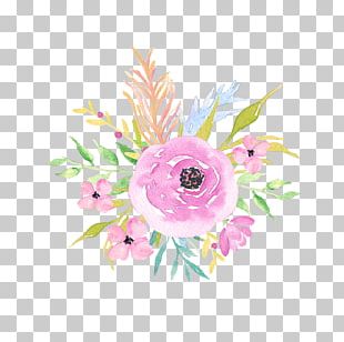 Floral Design Watercolor Painting PNG