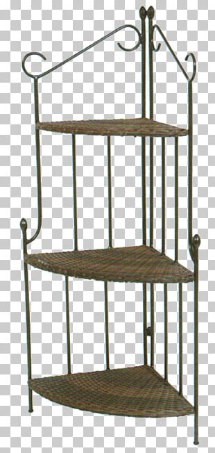 Shelf Table Metal Steel Furniture PNG