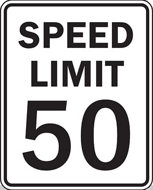 Speed Limit Traffic Sign Warning Sign PNG, Clipart, Advisory Speed ...