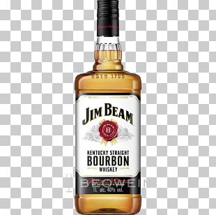 Bourbon Whiskey Distilled Beverage Jim Beam White Label PNG, Clipart