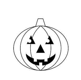 Pumpkin Halloween Jack-o-lantern Black And White PNG