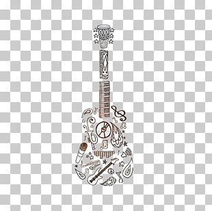 Cartoon Hand Draw Guitar PNG Images, Cartoon Hand Draw Guitar Clipart Free  Download
