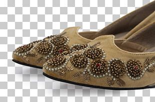 High-heeled Shoe Wedge Zardozi Slip-on Shoe PNG