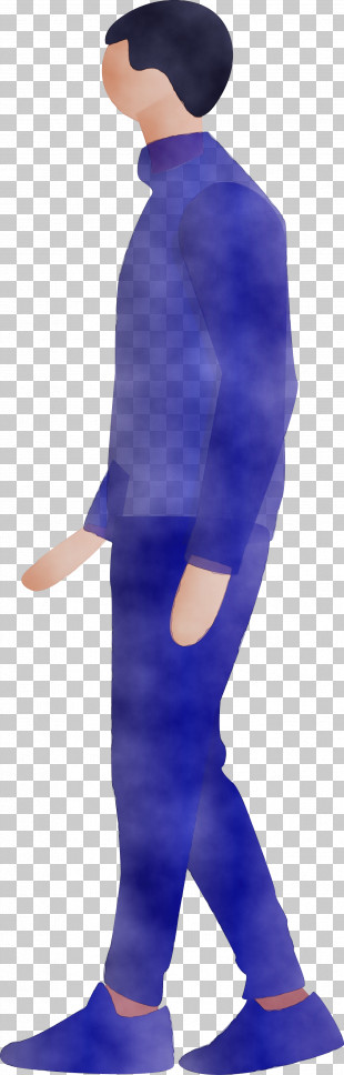 Blue Purple Violet Electric Blue Trousers PNG