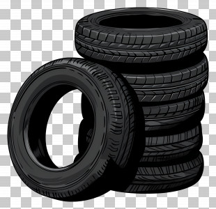 Stack Of Tires - Stack Of Black Tires For Car Maintenance PNG
