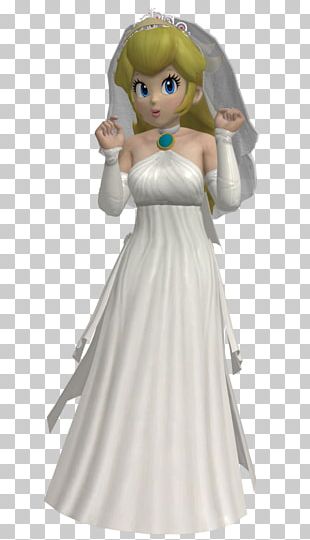 Wedding Dress Princess Peach Super Mario Odyssey Clothing PNG, Clipart ...