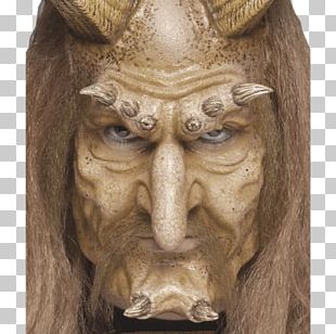 Hobgoblin Latex Mask Costume PNG