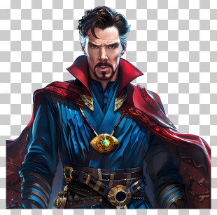 Marvel - Superhero With Cape And Magic PNG