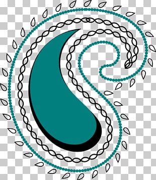Paisley Drawing Bandana PNG