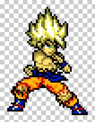 Goku Super Saiyan Pixel Art Jump Ultimate Stars PNG, Clipart, Art ...