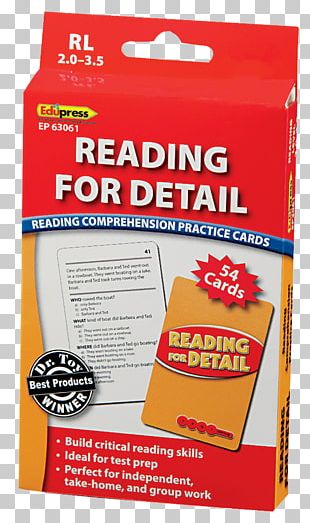 Household Cleaning Supply Reading Comprehension Readability Understanding PNG
