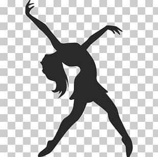 Modern Dance Silhouette Contemporary Dance Ballet Dancer PNG, Clipart ...