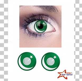 Contact Lenses Green Color Eye PNG