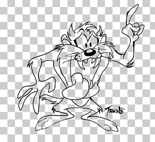 Tasmanian Devil Drawing Line Art Cartoon Daffy Duck PNG