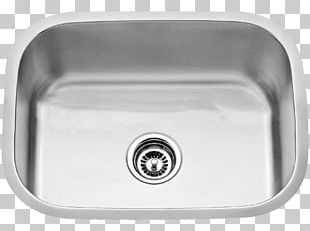 Kitchen Sink Stainless Steel Strainer PNG