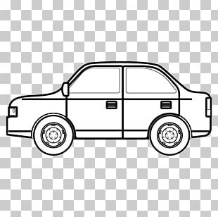 Car Door Black And White Monochrome Painting PNG