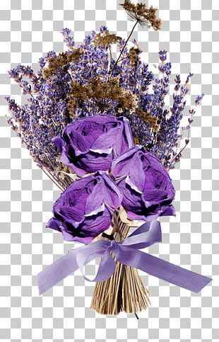 Floral Design English Lavender Flower Purple PNG