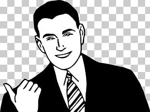 Man Black And White PNG