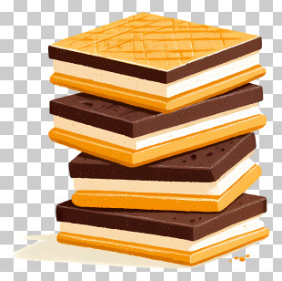National Chocolate Wafer Day - Delicious Stack Of Chocolate Wafers PNG
