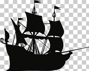 Sailing Ship Silhouette Piracy PNG