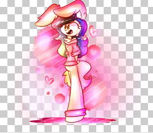 Figurine Cartoon Pink M Character PNG