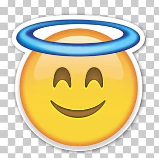 Emoji Smiley Angel Sticker Emoticon PNG, Clipart, Angel, Bible, Clip ...