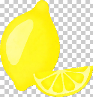 Lemon Lemon-lime Drink Citric Acid Yellow Font PNG