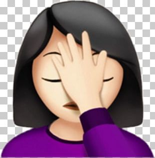 Facepalm Emoji IPhone Emoticon PNG, Clipart, Apple, Apple Color Emoji ...