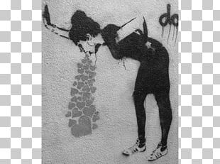 Balloon Girl Stencil Graffiti Street Art PNG, Clipart, Art, Artist ...