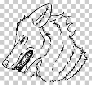 Dog Breed Drawing Black Wolf PNG, Clipart, Animal, Art, Black And White ...