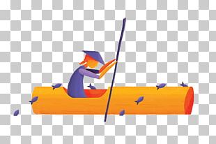 Cartoon Rowing Illustration PNG
