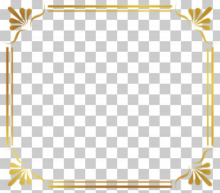 Gold Border Frame PNG Images, Gold Border Frame Clipart Free Download