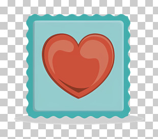 Mail - Heart Stamp PNG