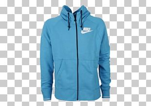 Hoodie Electric Blue Turquoise Aqua PNG