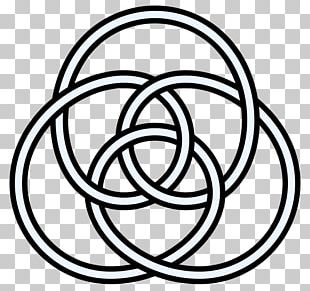 Wicca Symbol Triquetra Celtic Knot Trinity PNG