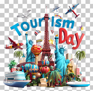 Tourism Day - Tourism Day Celebration Design PNG