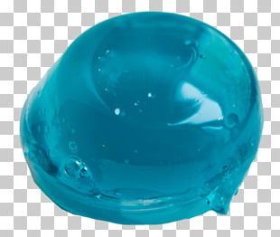 Aesthetics Slime Blue PNG