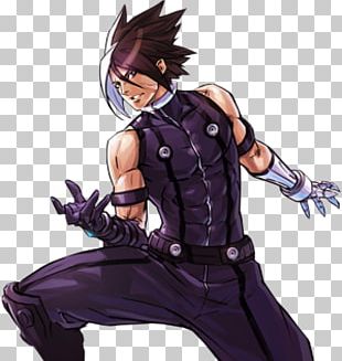 The King Of Fighters 2002: Unlimited Match Iori Yagami Leona Heidern Orochi  PNG - anime, black hair, brown hair, charac…