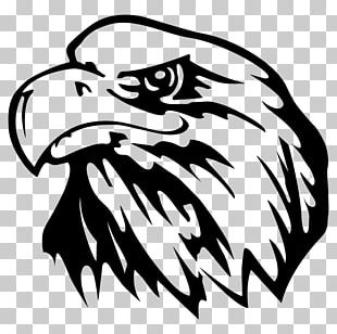Black And White Logo Eagle PNG, Clipart, Animals, Artwork, Bird, Black ...