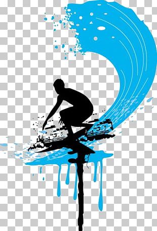 guy surfing clipart cartoon