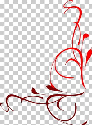 red flourish clipart illustrations